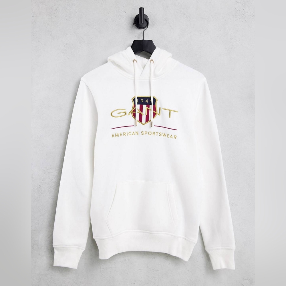 GANT archive shield logo hoodie FROM UNITED KINGDOM